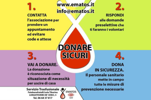 Scopri di più sull'articolo Coronavirus: spostamenti consentiti per i donatori di sangue (scarica il modulo per l’autodichiarazione)