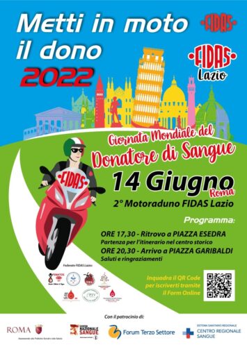 Scopri di più sull'articolo Metti in moto il dono: il 14 giugno secondo motoraduno FIDAS per promuovere la donazione di sangue