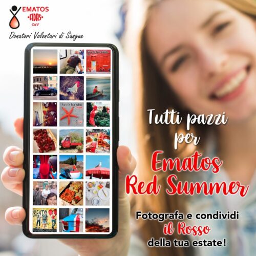 Scopri di più sull'articolo Torna l’Ematos Red Summer: vivi e condividi la tua estate in rosso