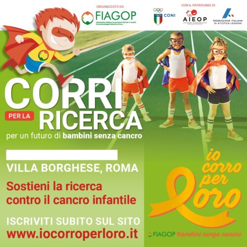 Scopri di più sull'articolo “Io Corro per Loro”, l’evento FIAGOP arriva a Roma: il 16 ottobre tutti a Villa Borghese