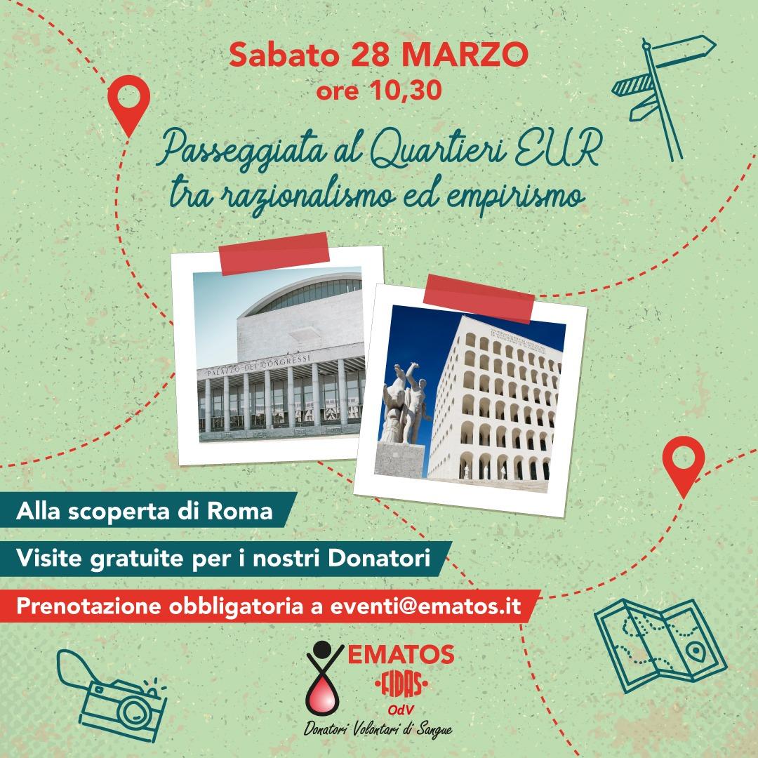 Al momento stai visualizzando Il 28 marzo visita guidata all’EUR